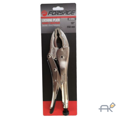 Зажим гейферный с двойным овальным захватом 10-250мм. в блистере(F-614250J)